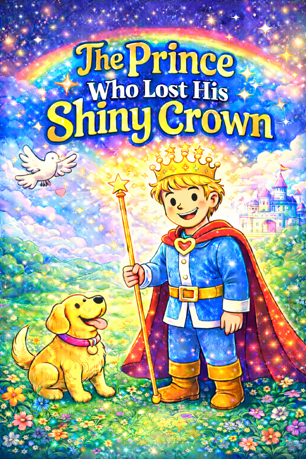 The Prince Who Lost His Shiny Crown: A Coloring Book Adventure