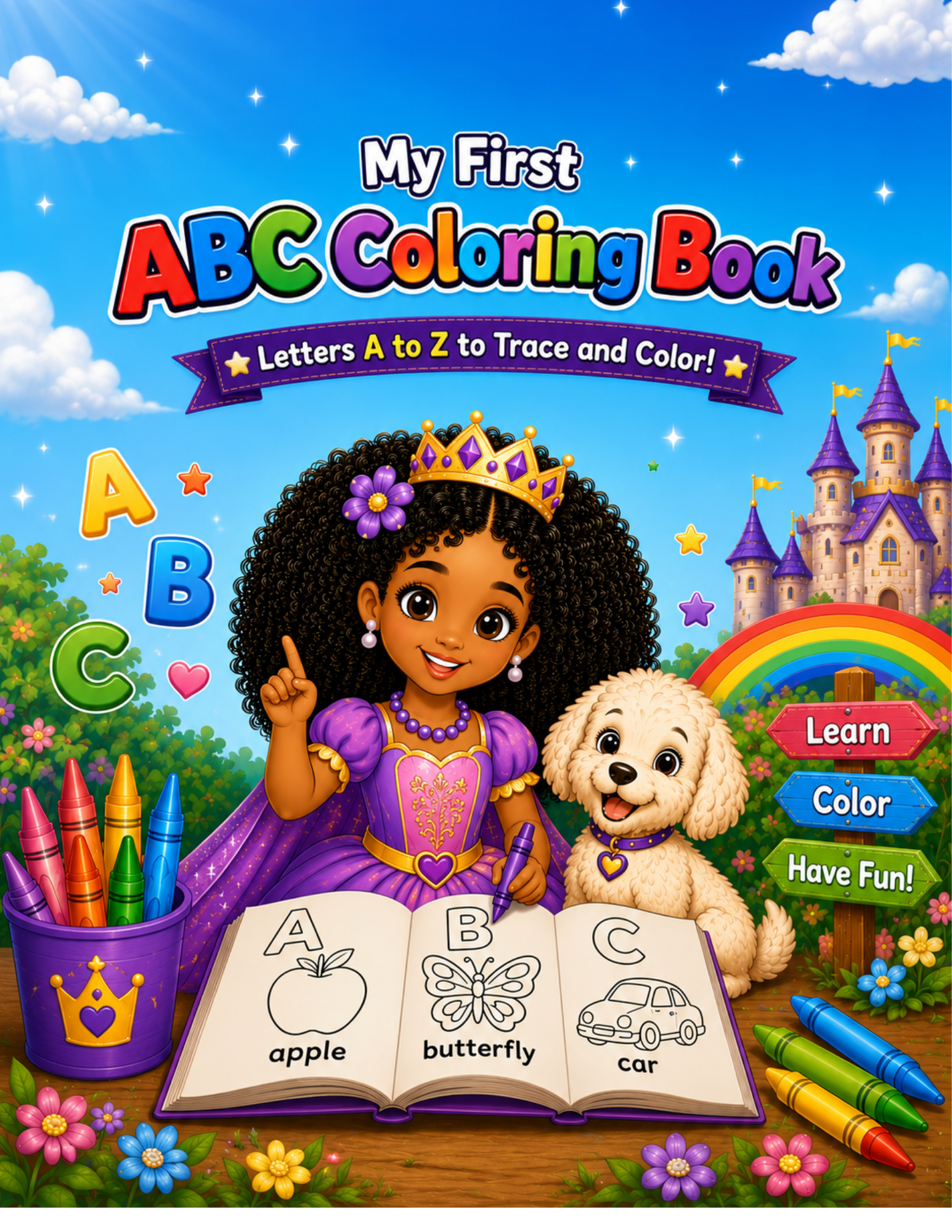 Learn the Alphabets with the Afro Princess