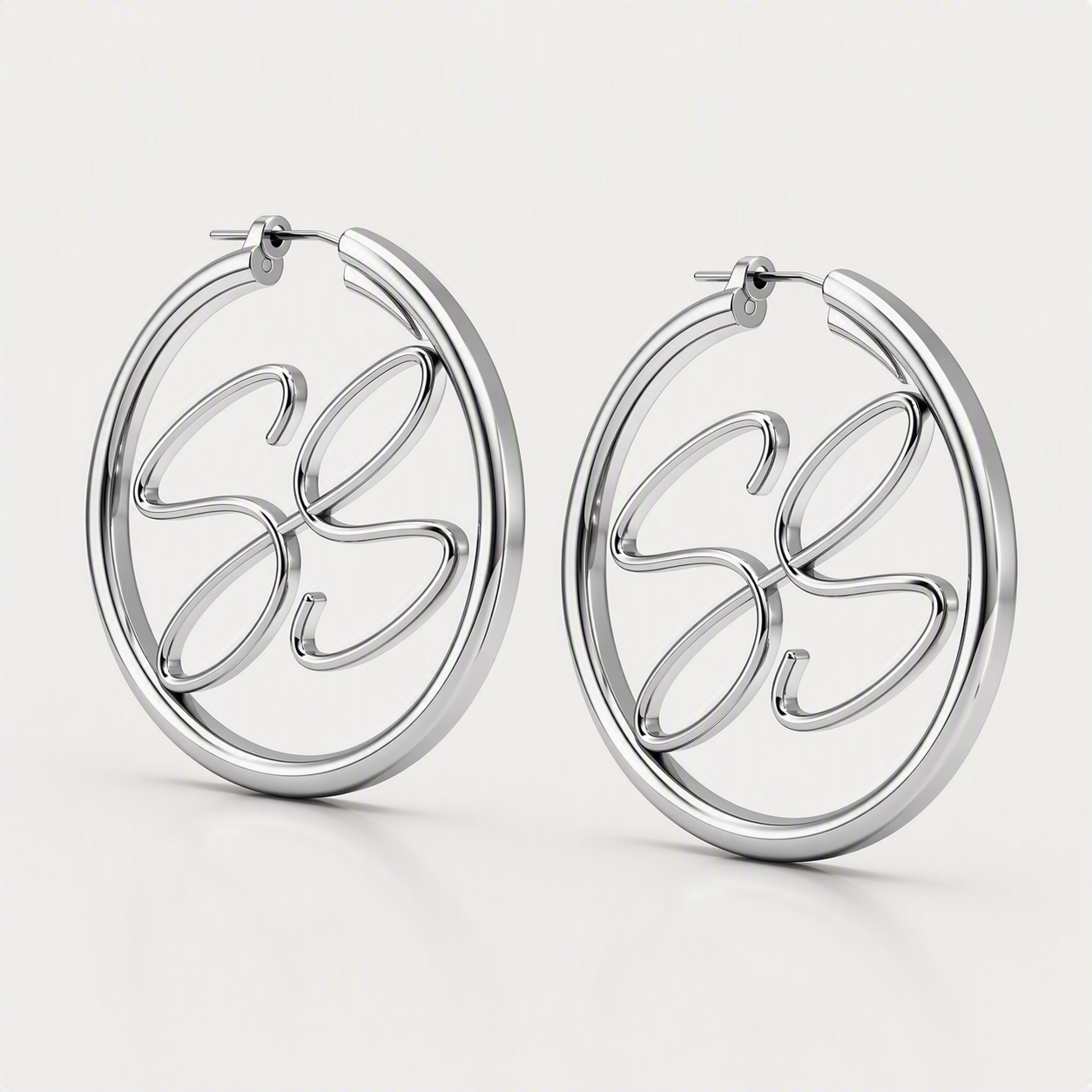 Sincerely Logo Earrings