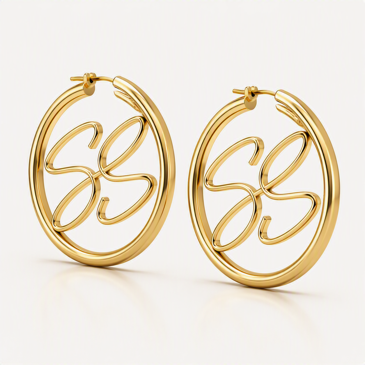 Sincerely Logo Earrings
