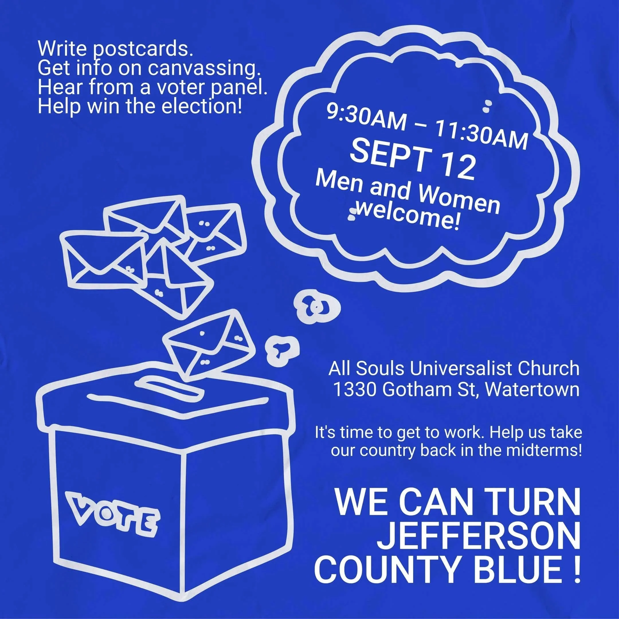 Postcards and Canvassing