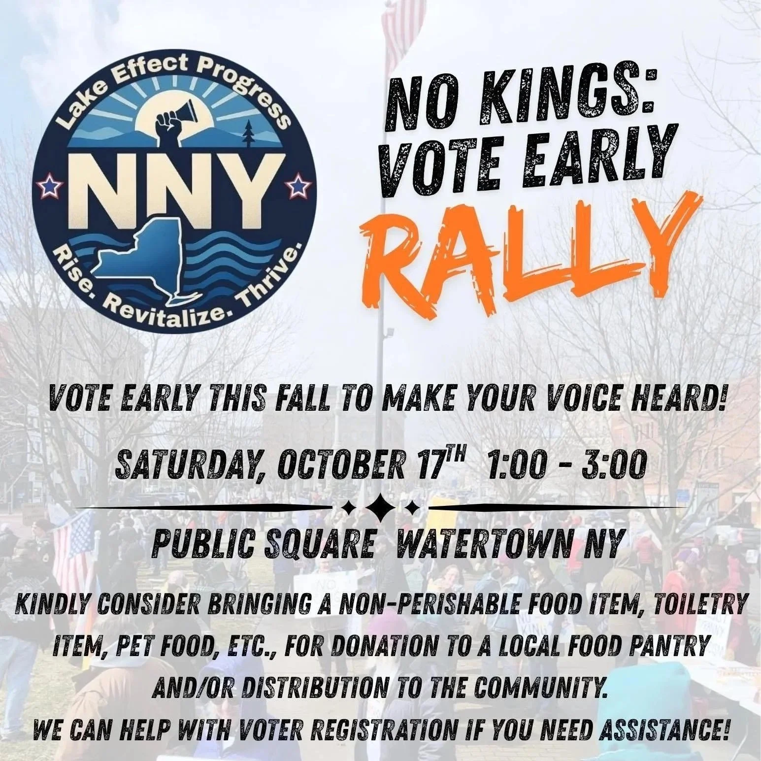 No Kings: Vote Early Event