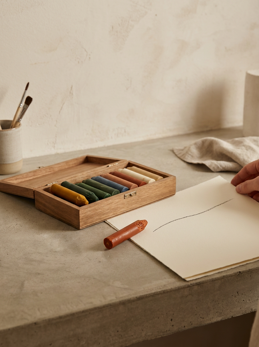 Colored Wax Crayons