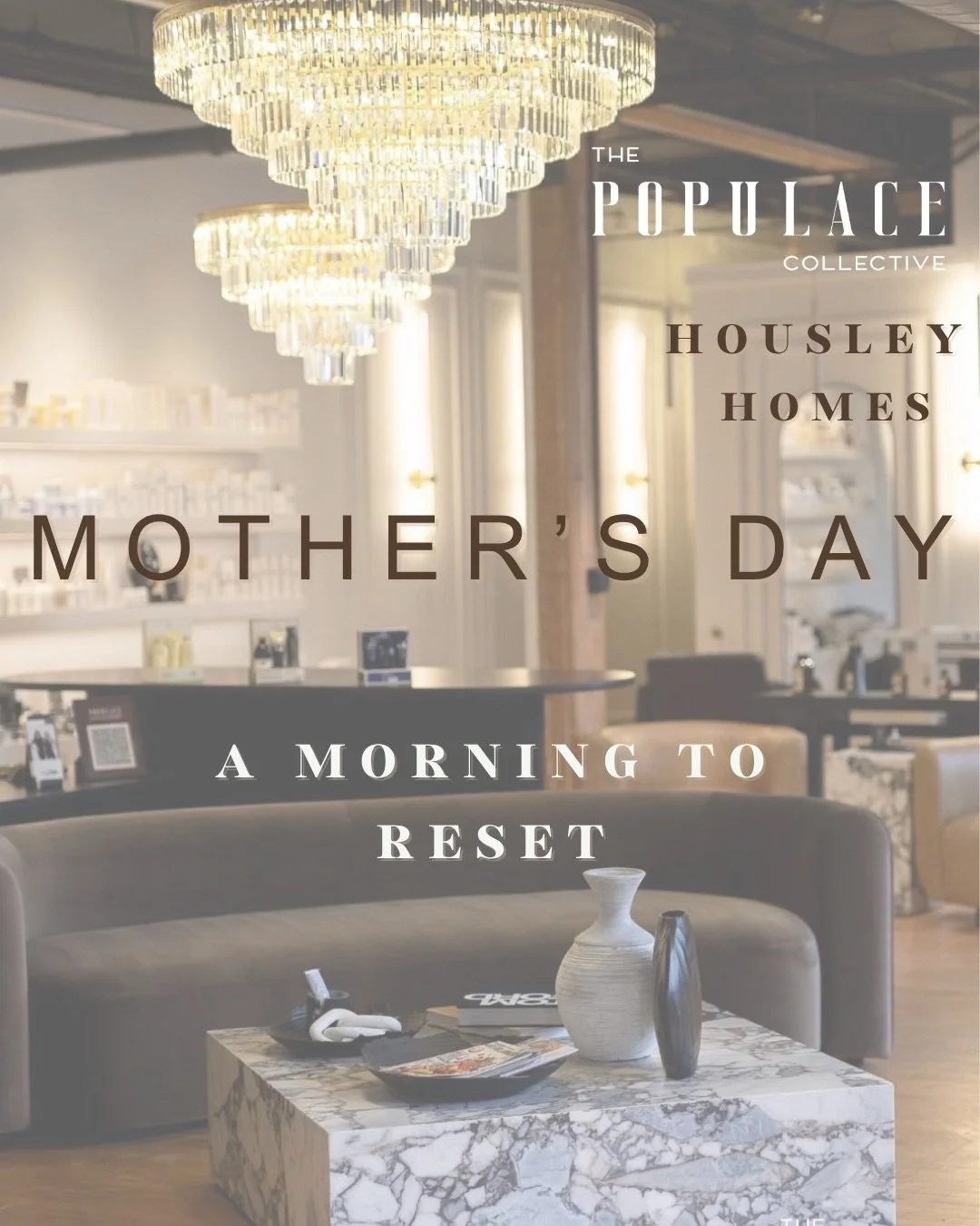 Mother&rsquo;s Day Pamper Event✨

Come as you are, mama&hellip; and let us take care of you 🤍

Join us for a morning designed to help you reset, recharge, and feel like you again&mdash;inside and out.

🥂 Mimosas &bull; Mini Treatments &bull; Shoppi