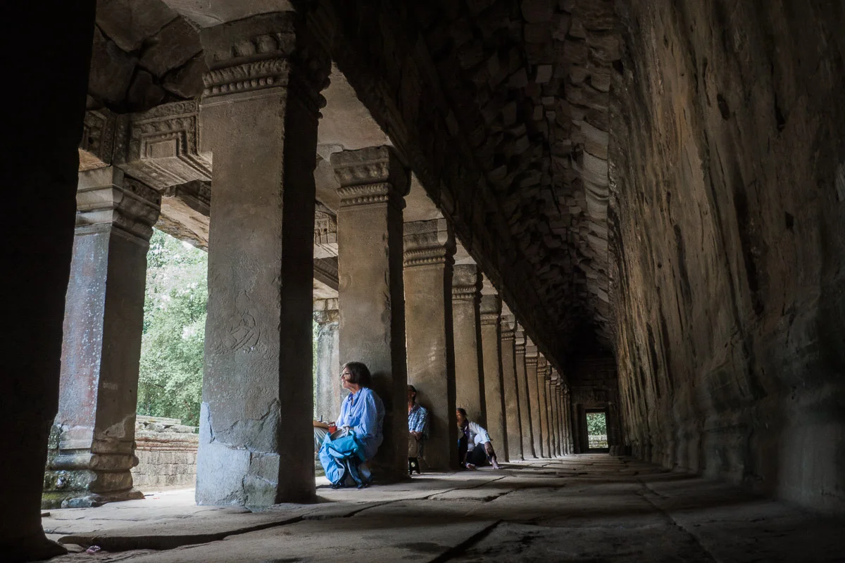 Relaxing in Angkor