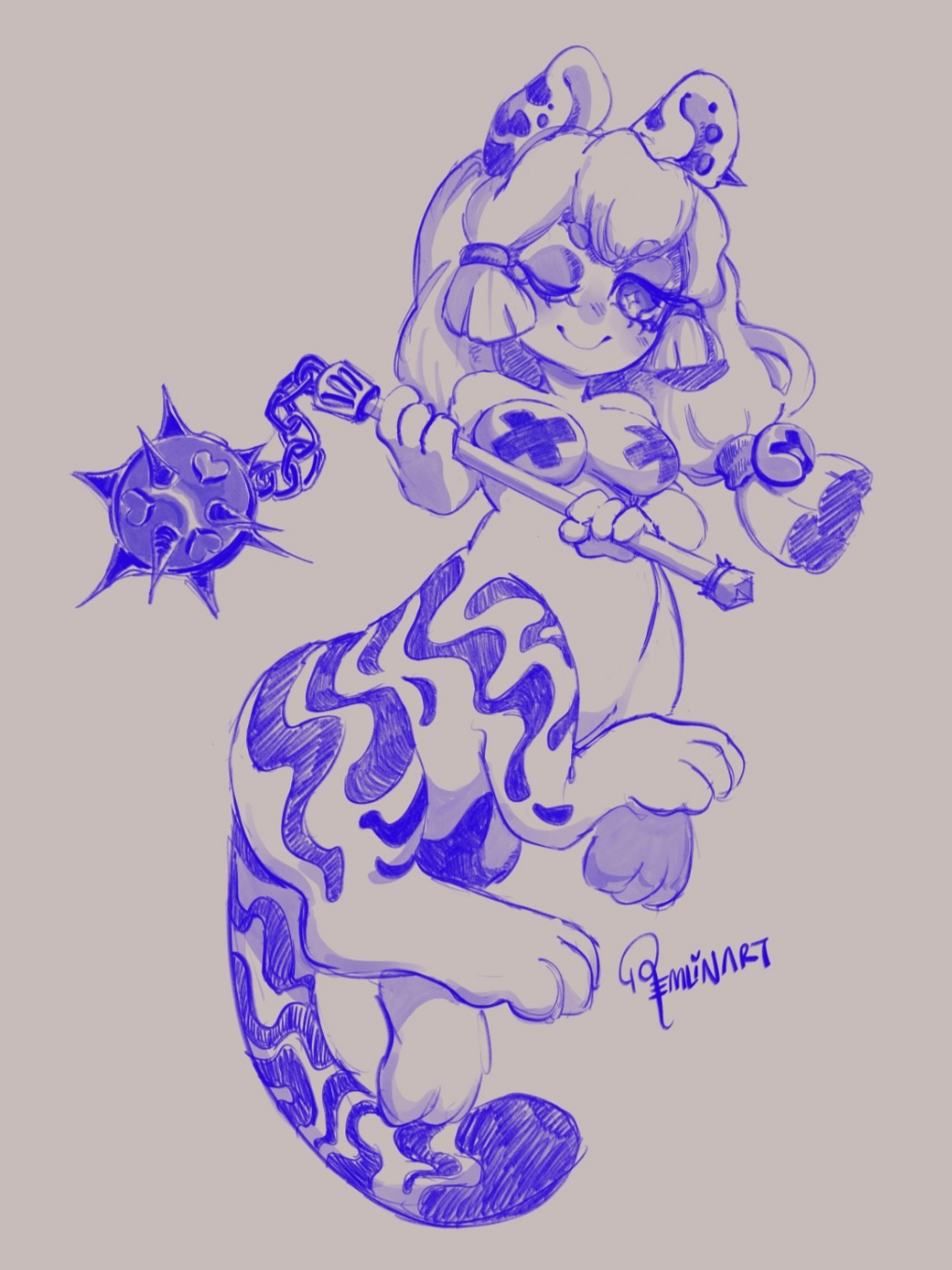 Tiger Centaur Girl
