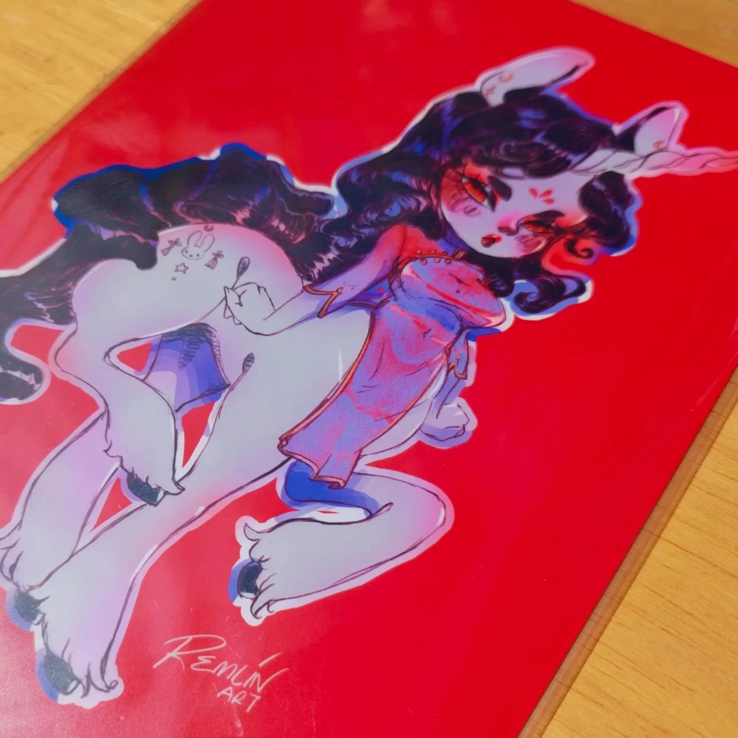 LUNAR UNICORN Print