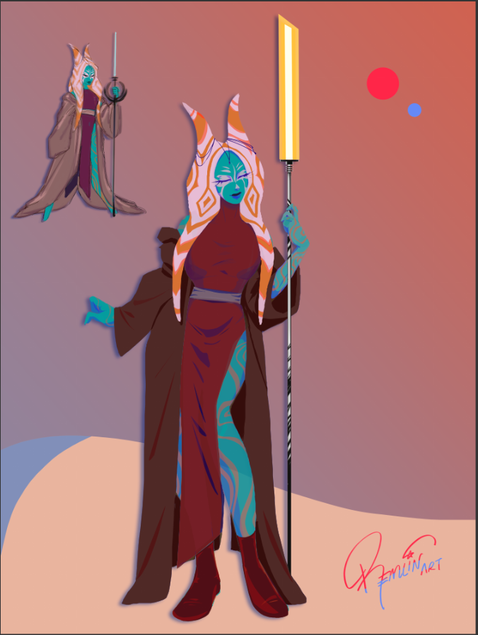 Togruta Character Design - Sith Recolor