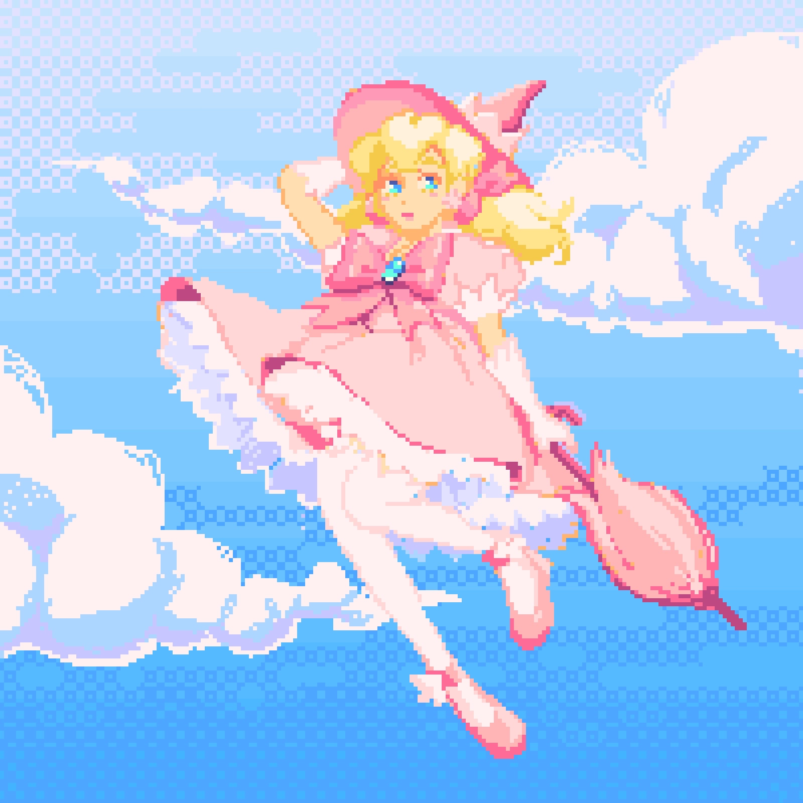 Princess Peach Pixel Practice