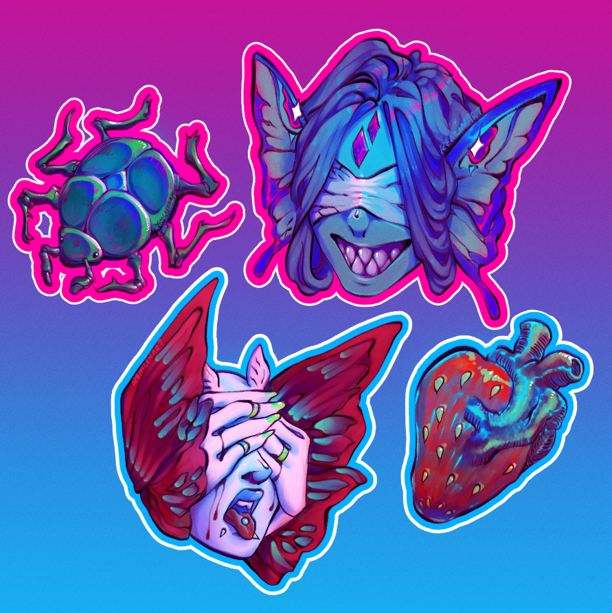 Bugs Sticker set