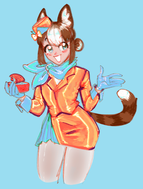 Cat Food Mascot "Fortuna"