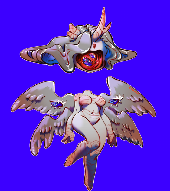 Fae Beheaded Charm design