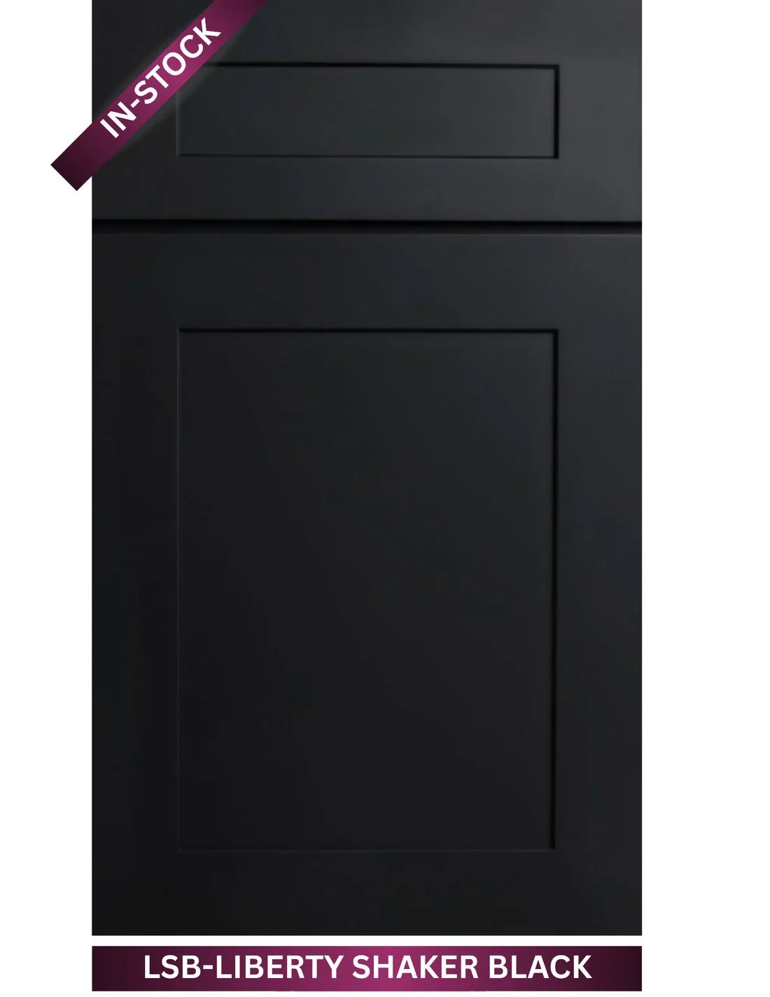 ProCraft Liberty Shaker Black cabinet door