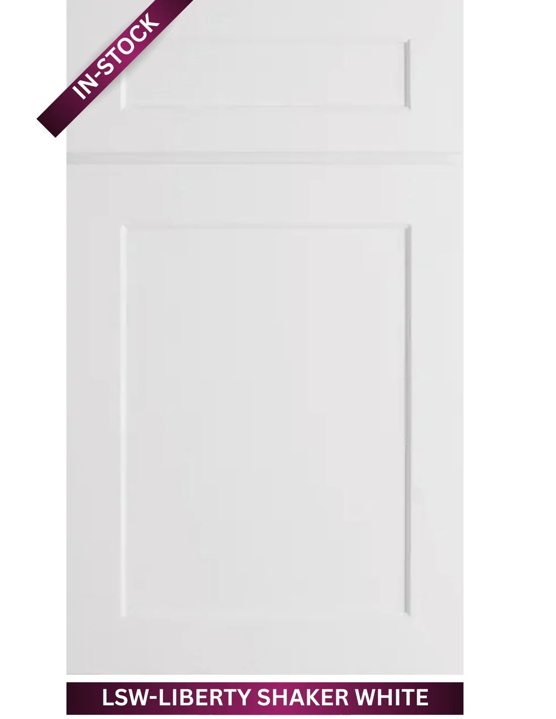 ProCraft Liberty Shaker White cabinet door