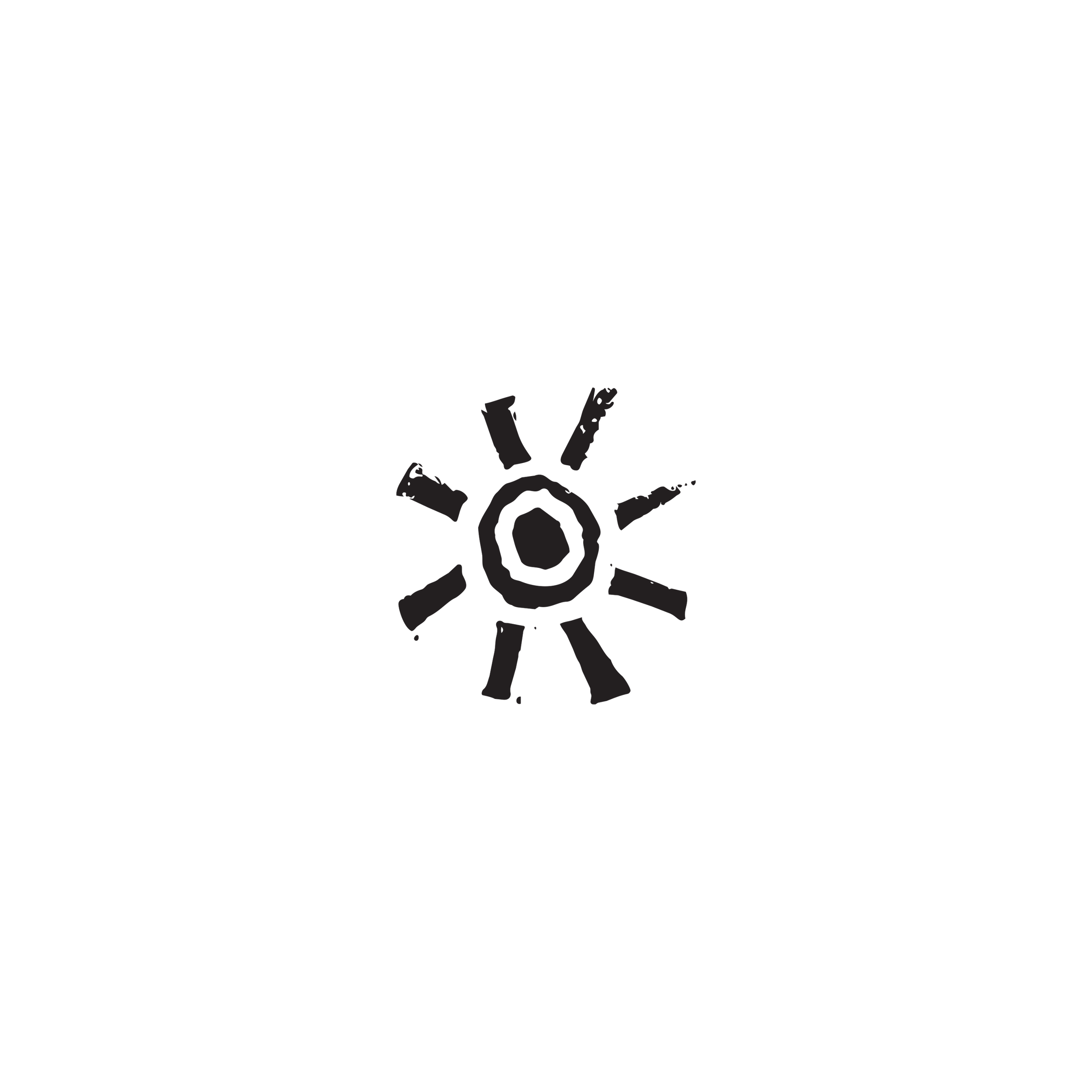 Black clothing label with the text "all we have is now" in white, sewn onto a dark fabric.