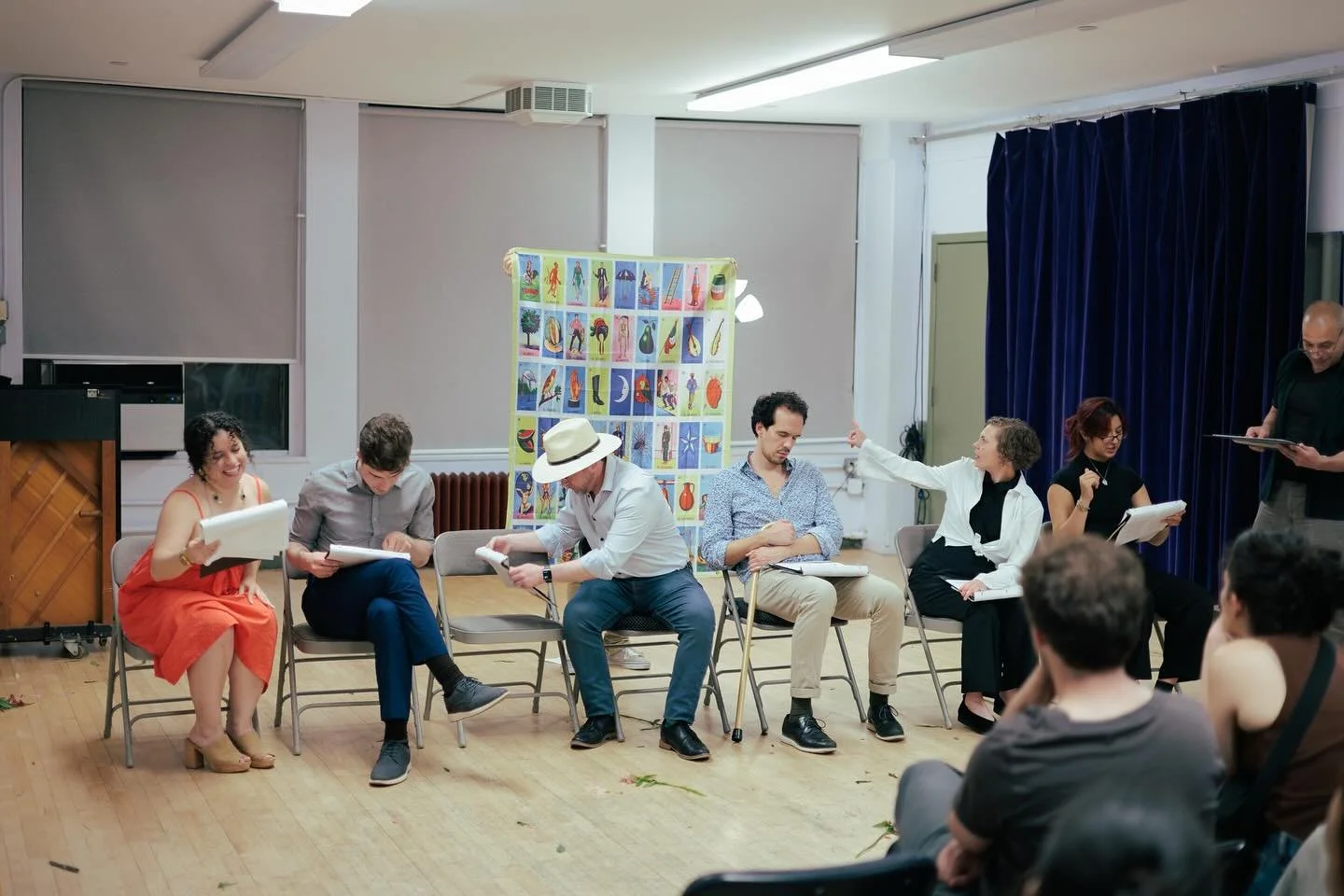 Thank you so much to everyone who made it out to the first ever staged reading of &ldquo;La Gaviota&rdquo;
Here&rsquo;s a couple of moments from that evening! Thank you to @truman.gaudoin for taking photos.