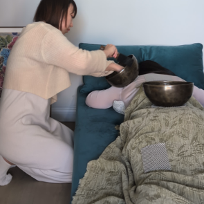 Tibetan singing bowl therapy