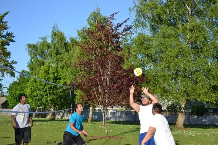 Community Volleyball at Santana Village Park, June 2013.