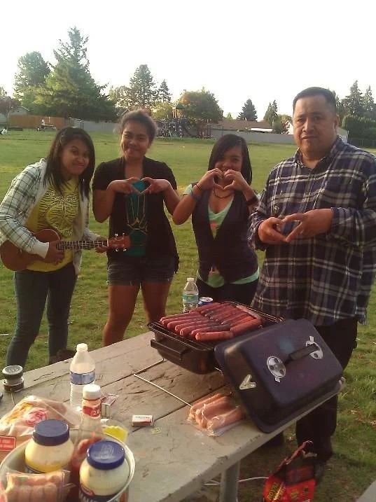 BBQ at Santana Village Park, June 2013.