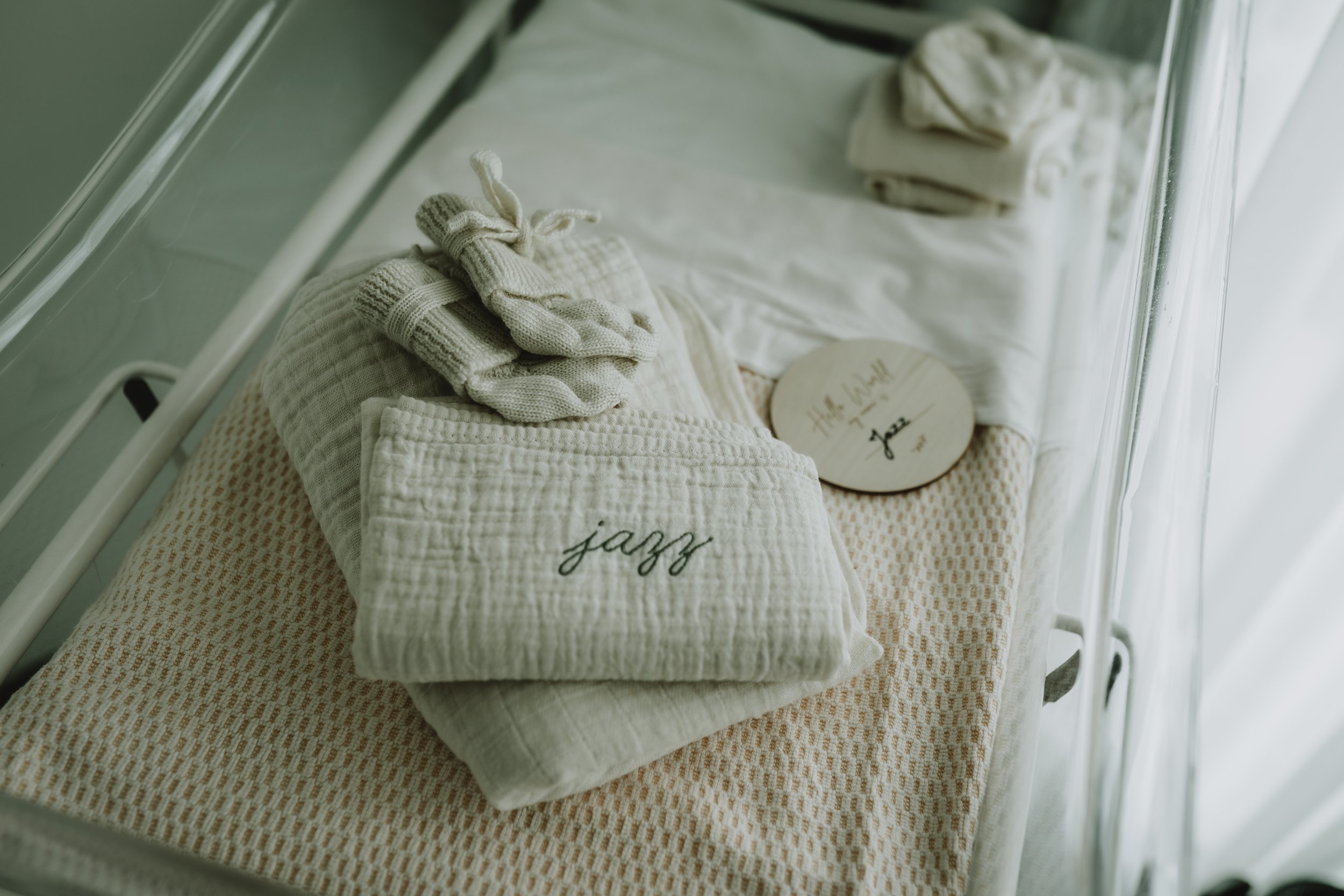 Wollen baby sokjes geboorte