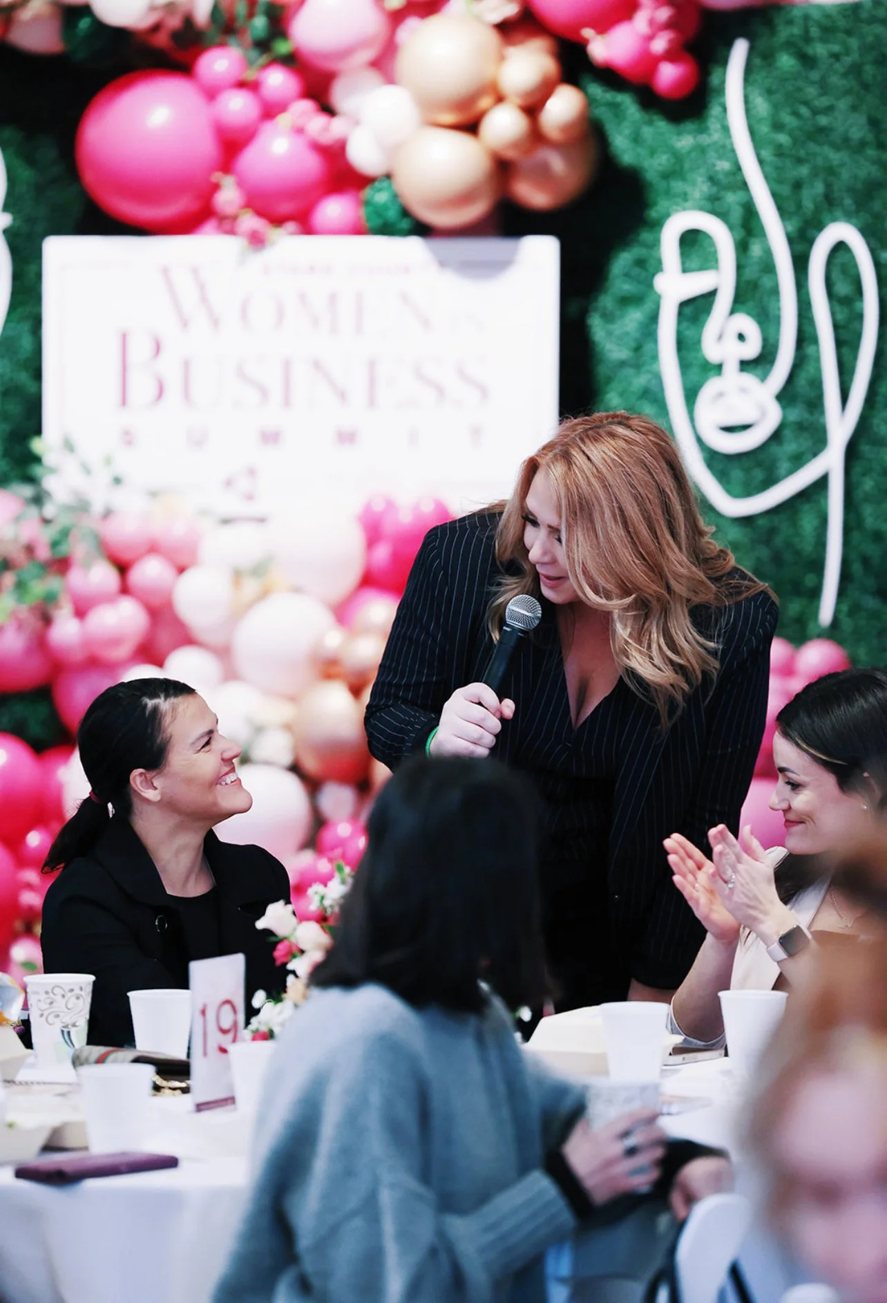 Jess Patz speaking at the Canton, Ohio Chamber of Commerce Women in Business event
