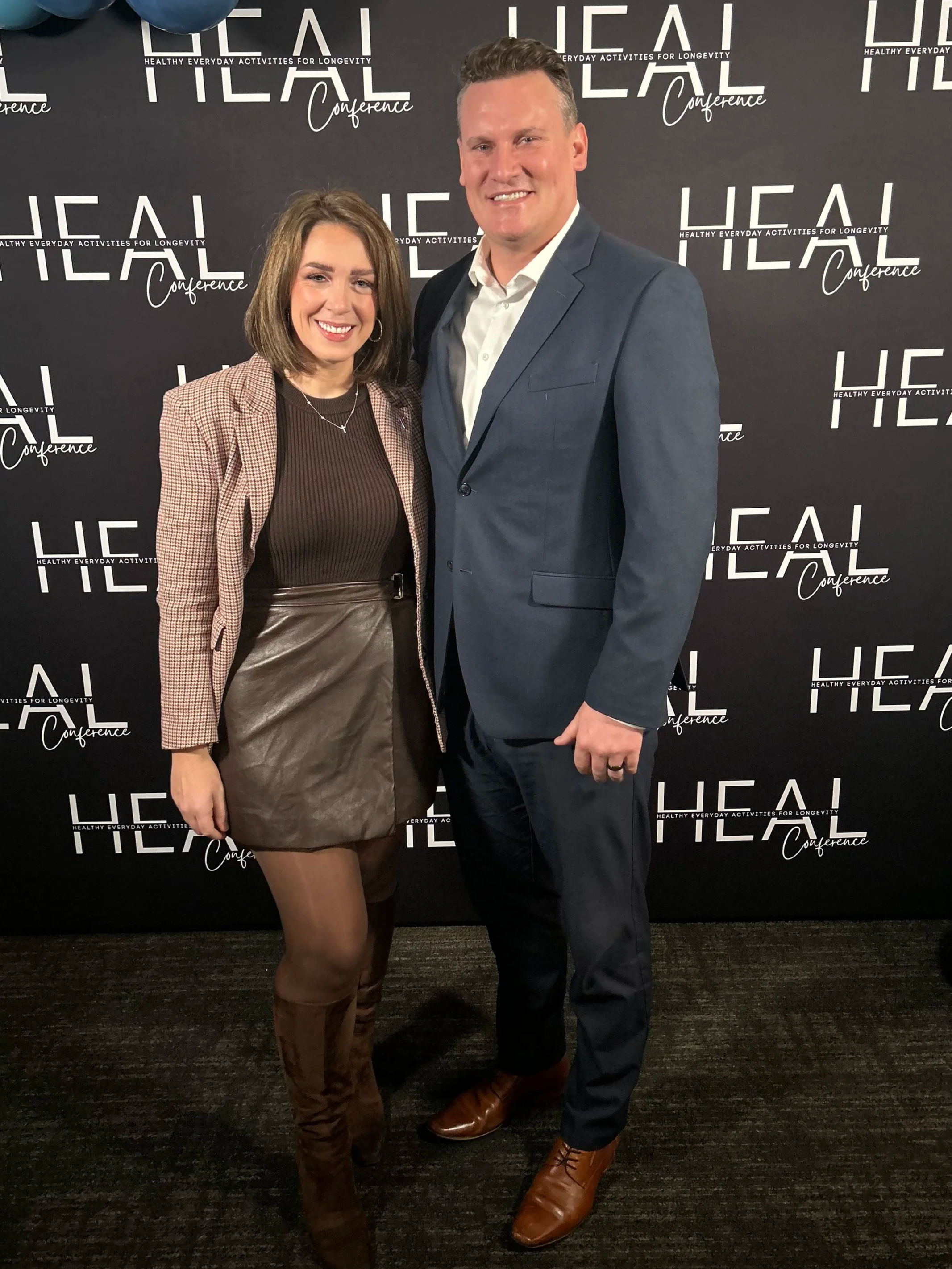 Jess Patz and her husband at the Heal Conference in Cleveland, Ohio and Jess gave a keynote