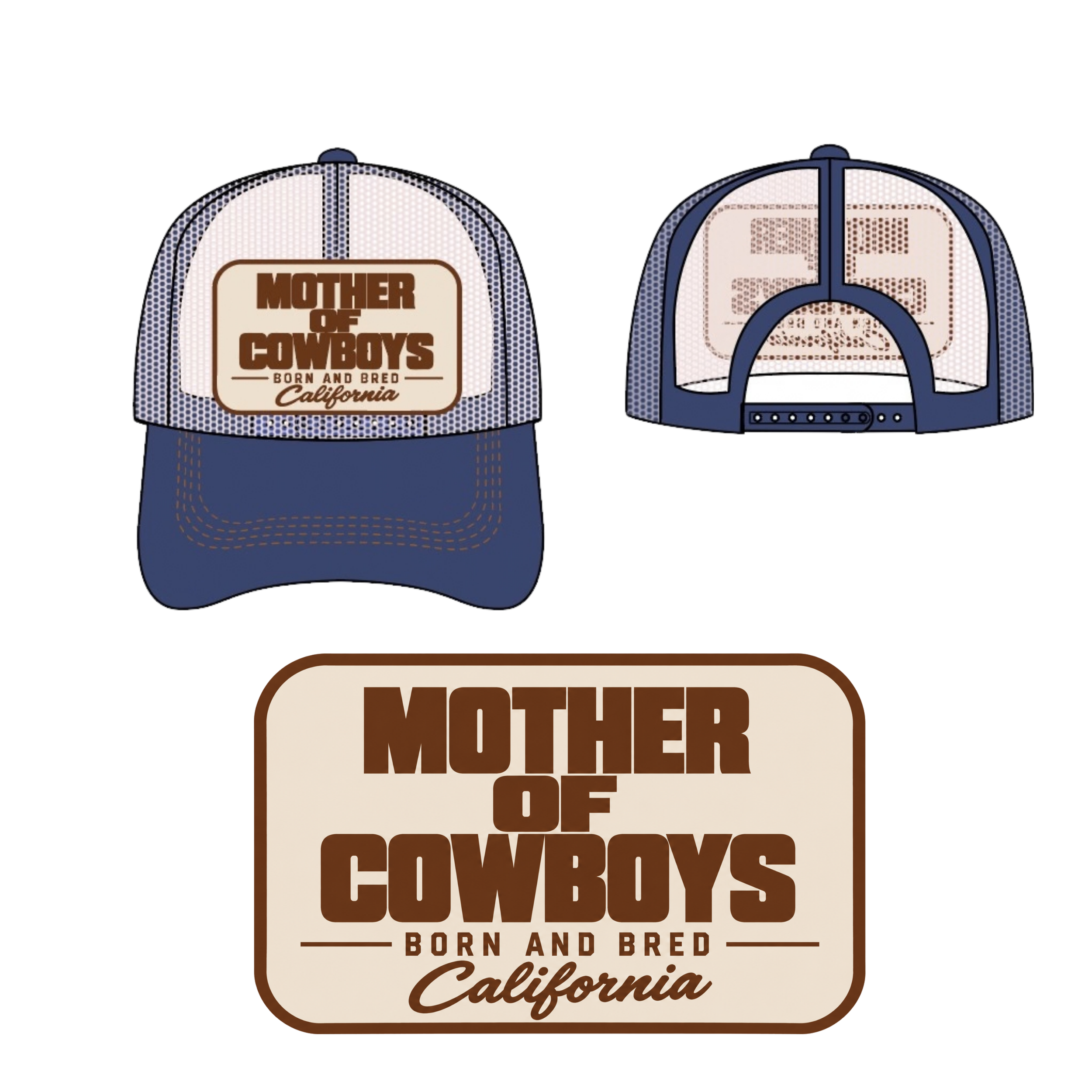 MOTHER OF COWBOYS — Trucker Hat