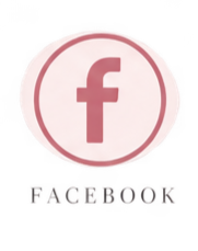 Facebook logo inside a circle with the word 'FACEBOOK' below
