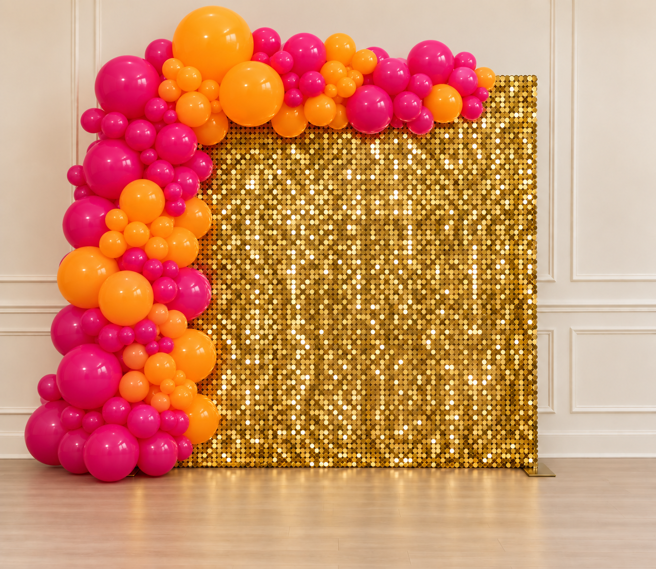 8 FT GARLAND:

Ideal for dessert tables and compact backdrops.

Starting at $160