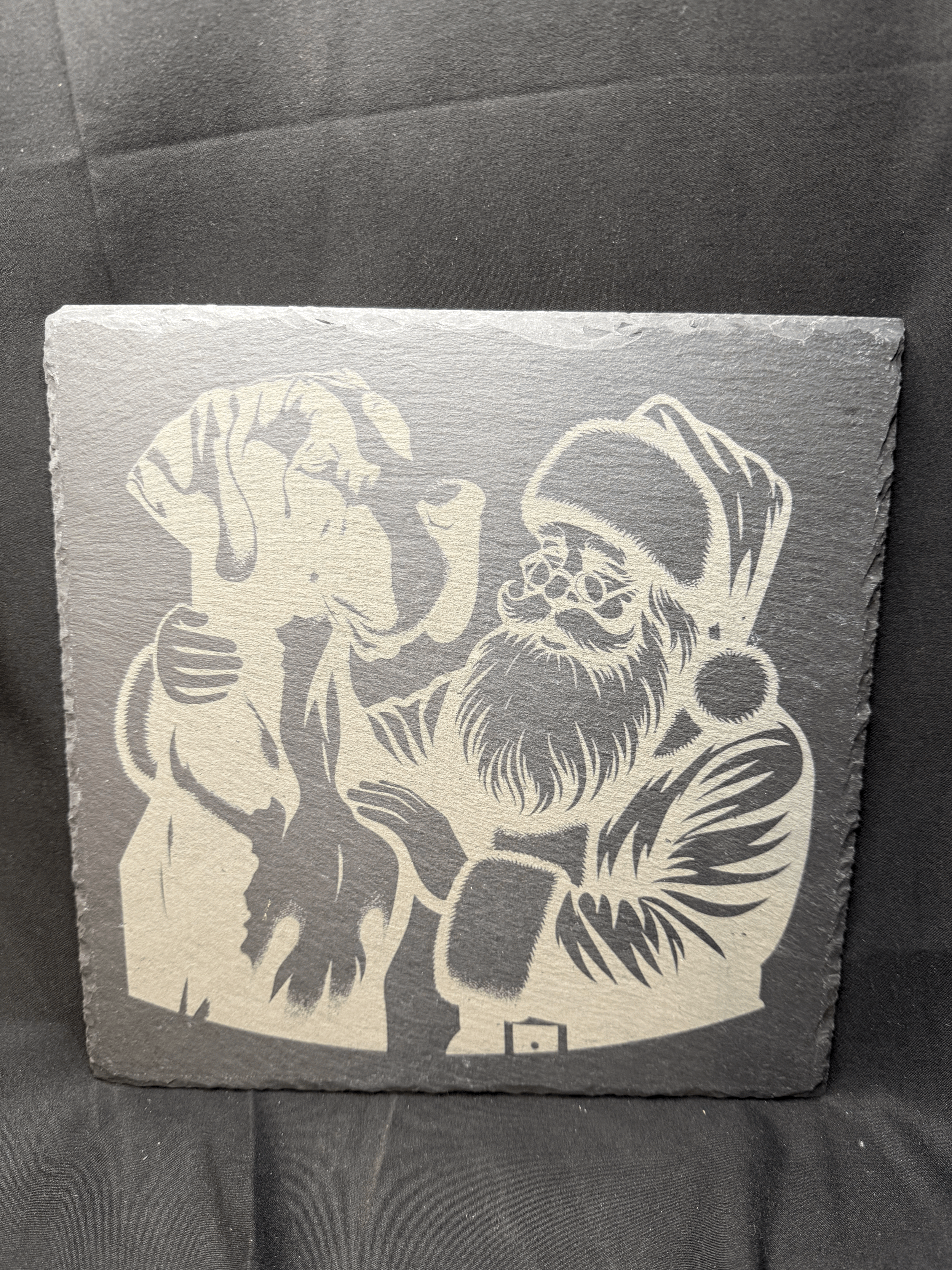 Santa and Great Dane