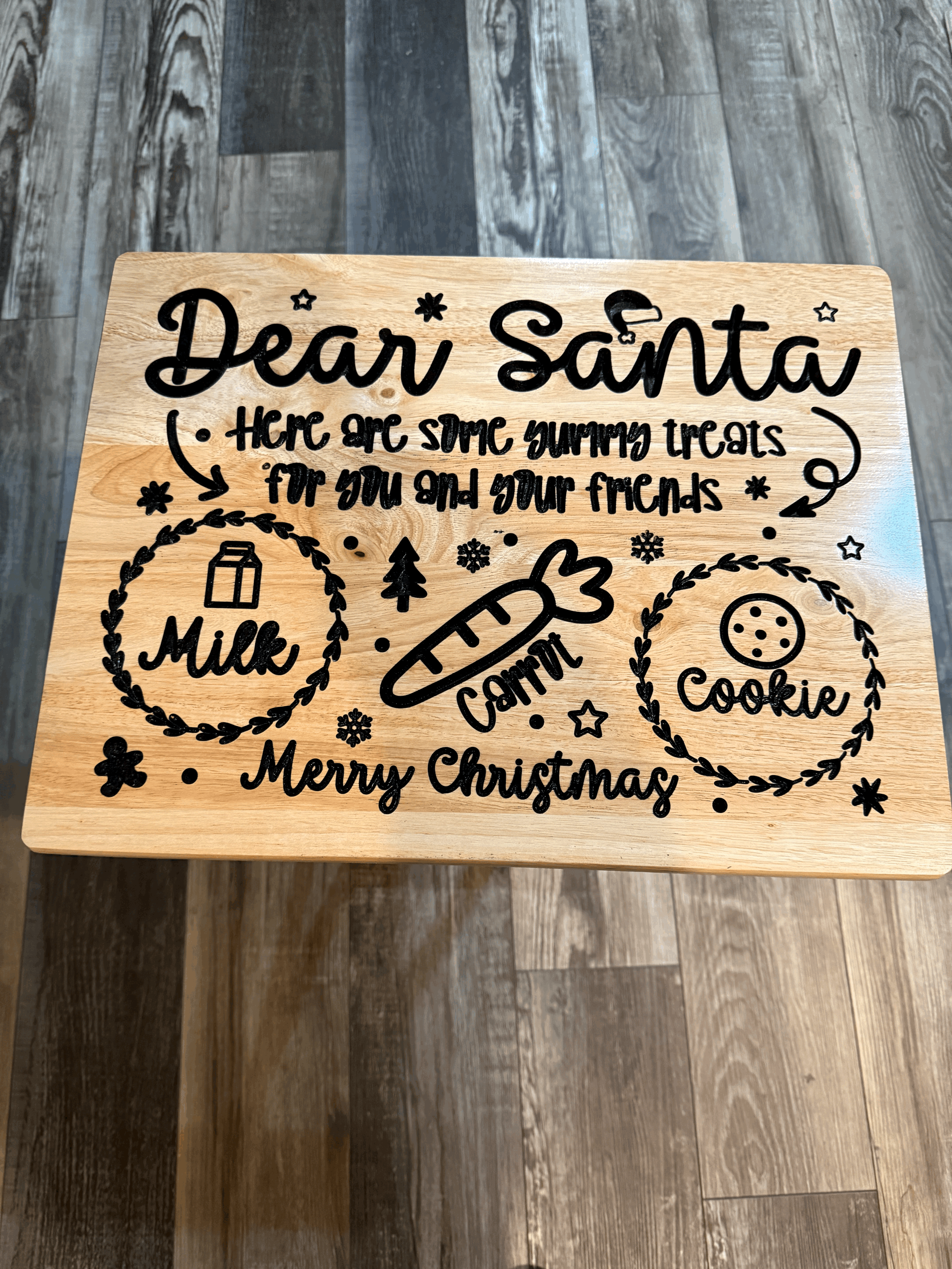 Dear Santa tray