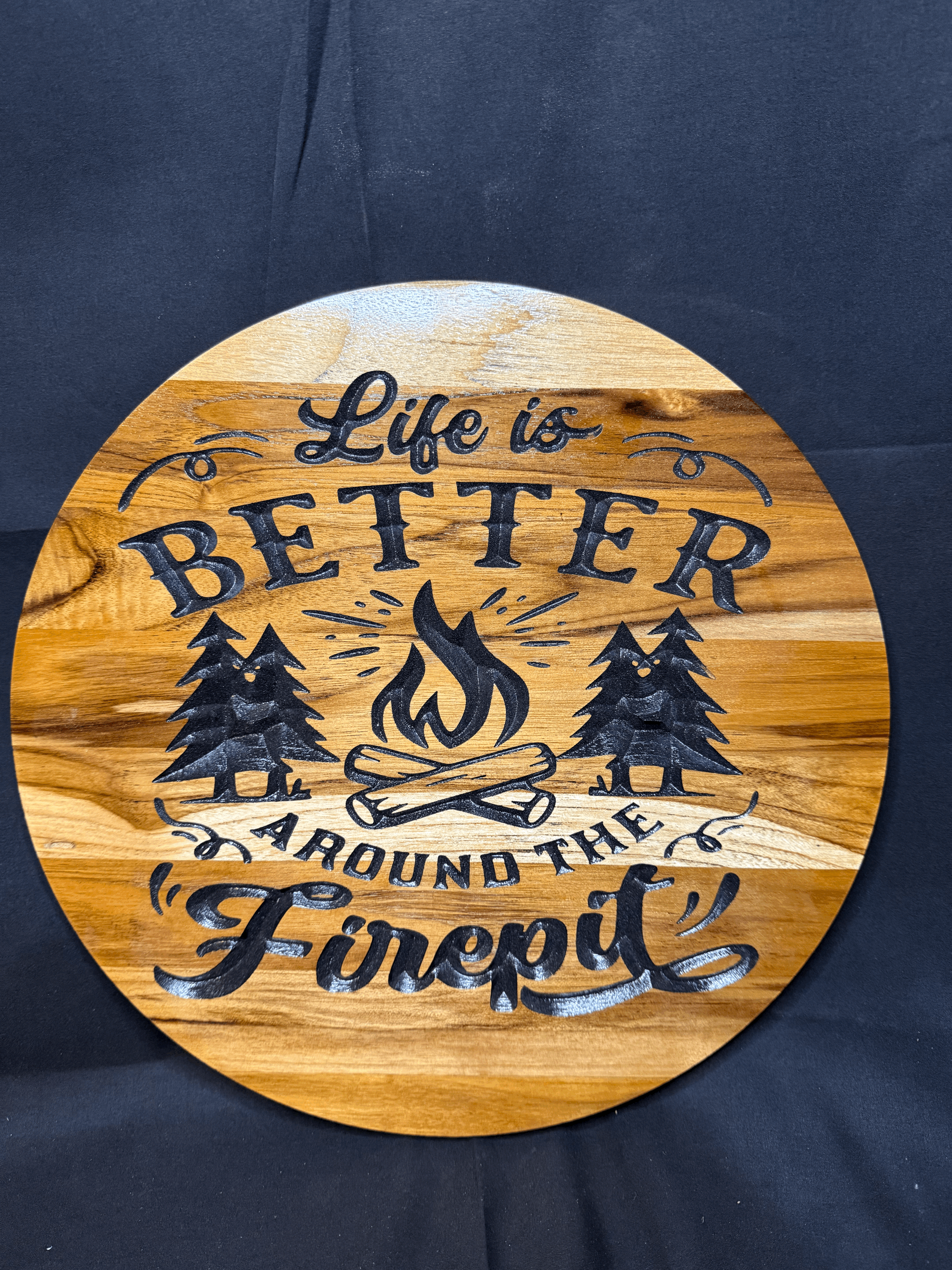 Life is better around the fire pit