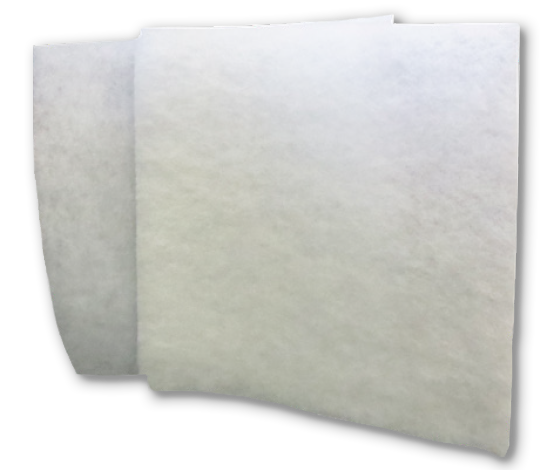 Stack of three blank white rectangular paper sheets.