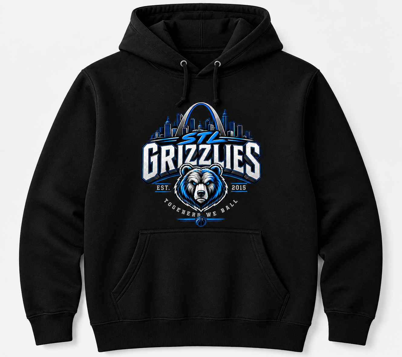 STL Grizzlies Skyline Hoodie