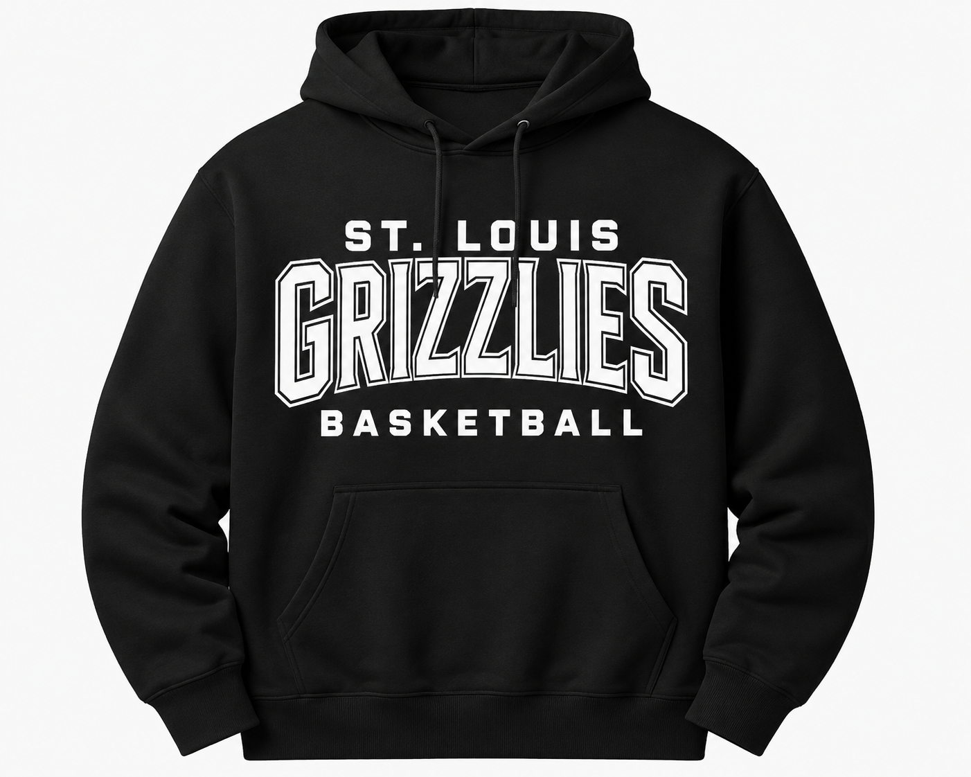 🖤 STL Grizzlies Classic Logo – Black