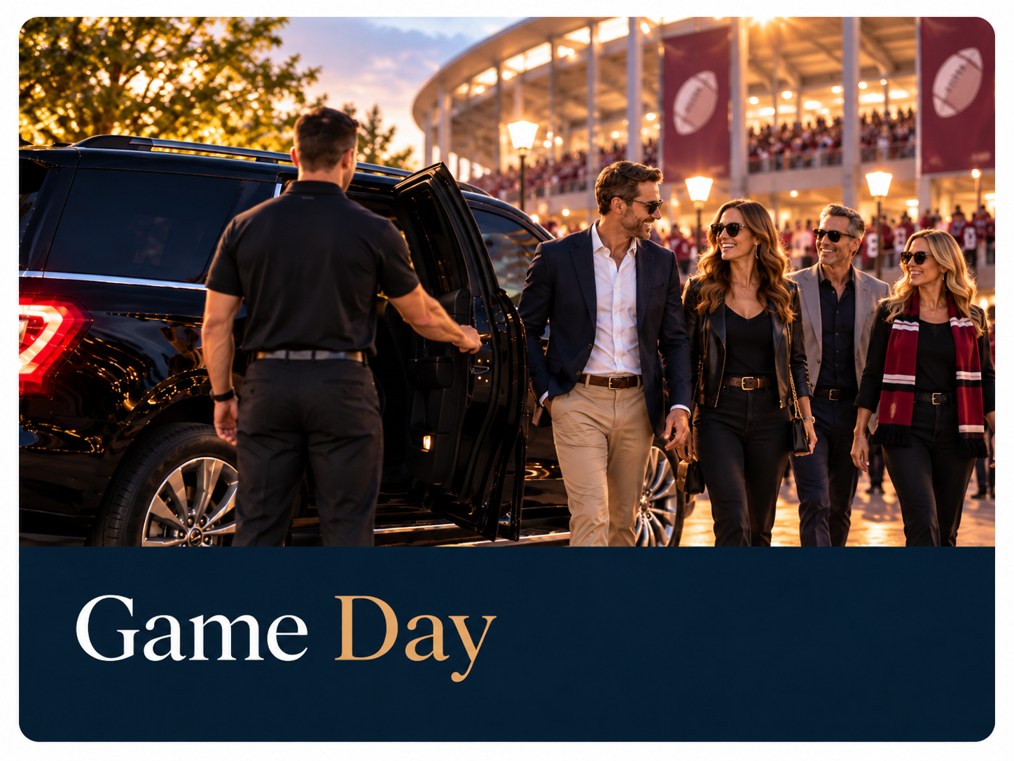 Private game day transportation from Lake Oconee to Athens UGA football and Atlanta events