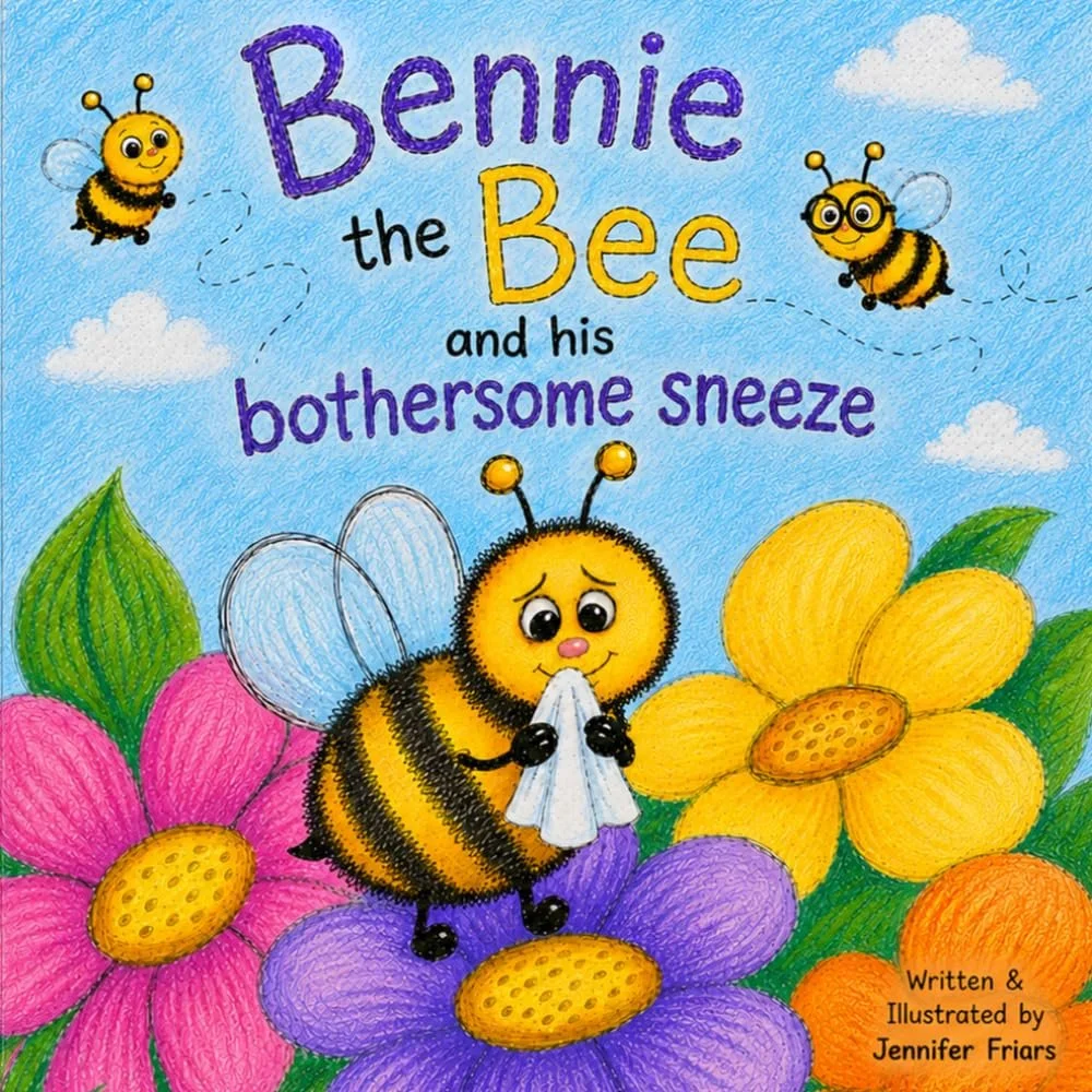 Bennie the Bee and his bothersome sneeze