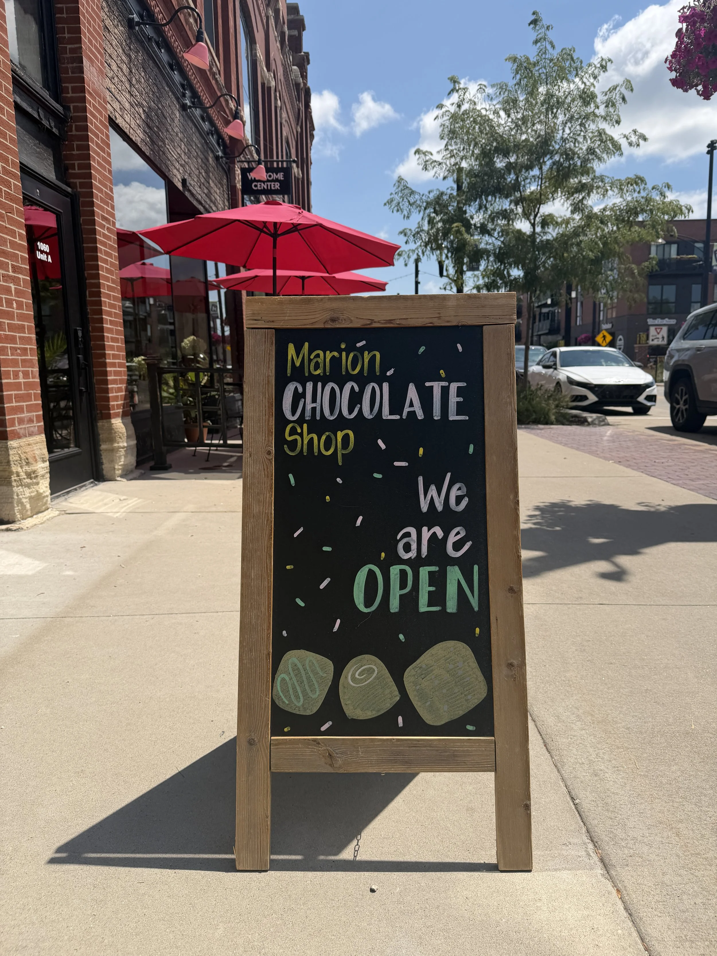We are open sign