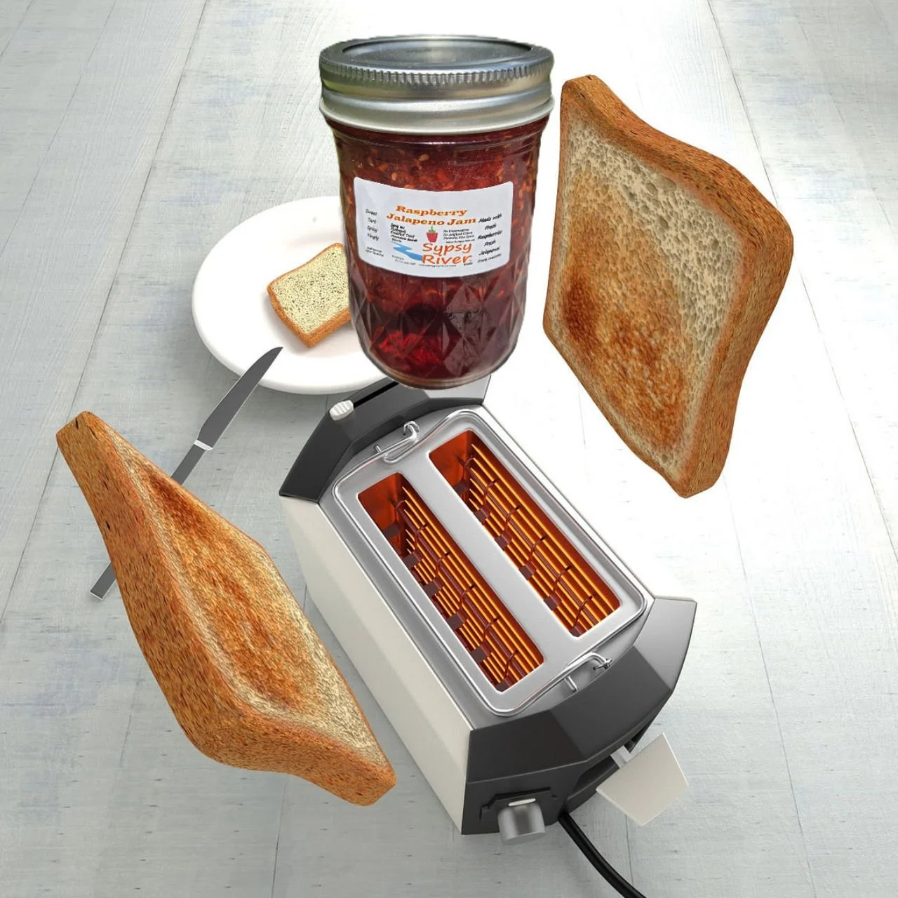 Raspberry-Jalapeno Jam