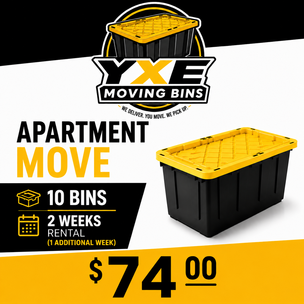 Apartment Move - 10 Bins