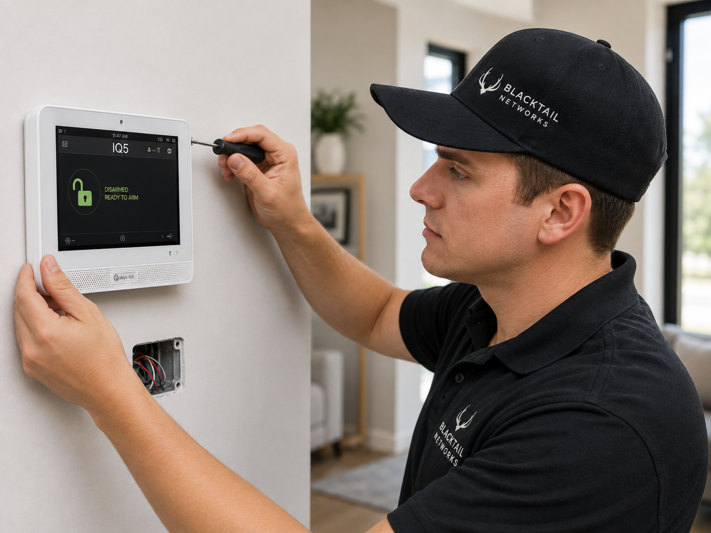 installing alarm system
