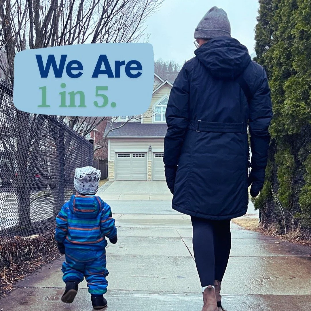 May is Maternal Mental Health Month.
The #weare1in5 campaign highlights that 1 in 5 new parents will suffer from a Perinatal Mental Health Disorder, and many go without support. Many feel ashamed, alone, and scared to share.

When I was pregnant with