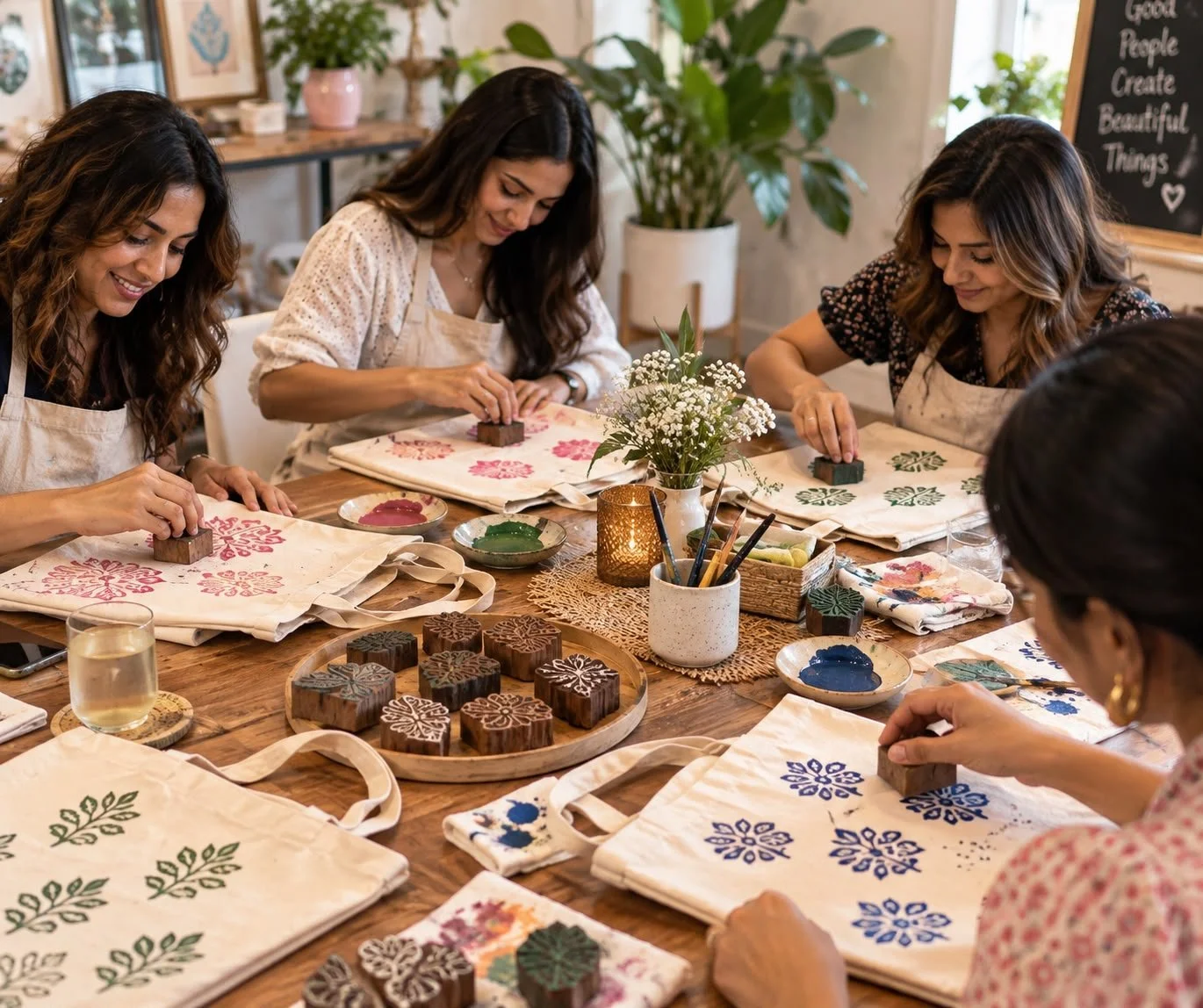 Indian Block Printing Workshop