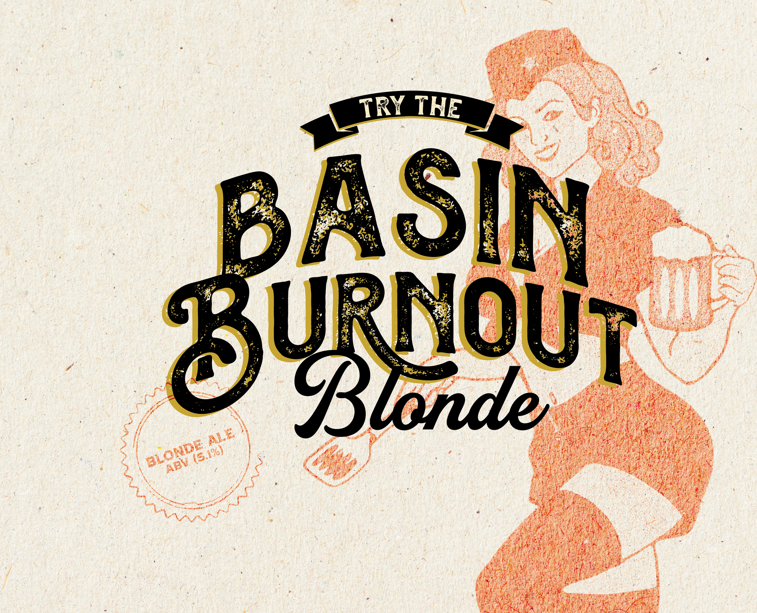 Basin Burnout Beer Can Design