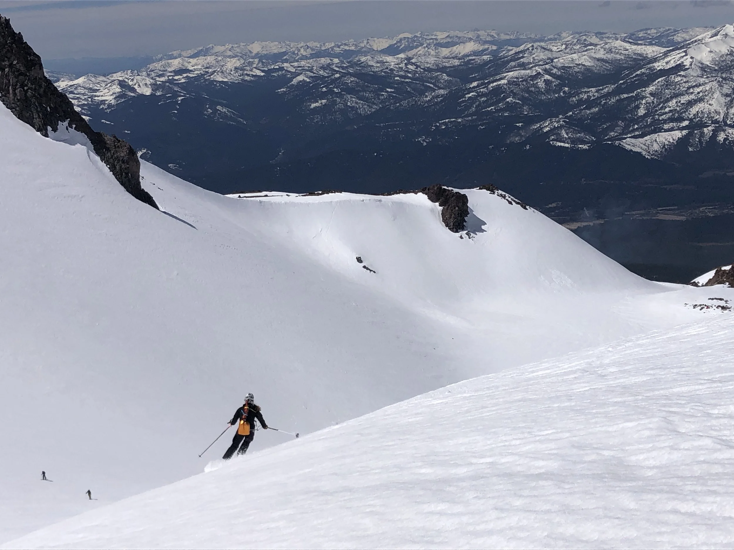Skiing on Mt. Shasta, May 2023. 