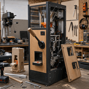 Drukarka 3D i maszyna CNC w warsztacie WTF Stuff
