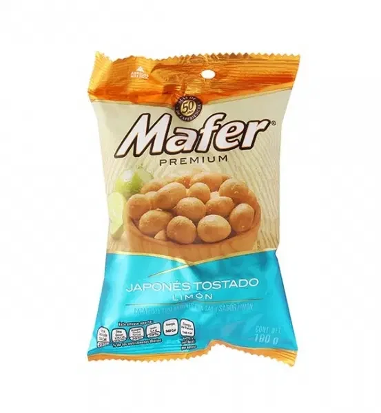 Mafer Japanese Peanuts, Lime Flavored