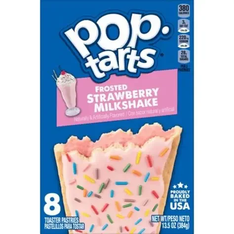 Pop Tarts Froasted Strawberry Milkshake