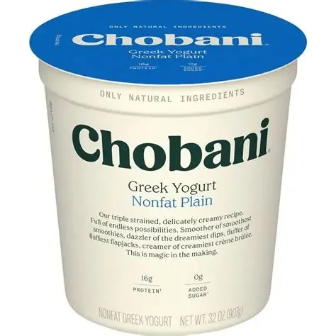 Chobani Greek Yogurt  Nonfat Plain