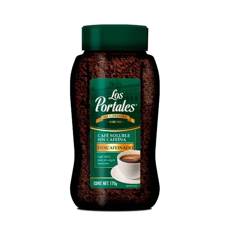 Los Portales Instant Coffee Decaffeinated